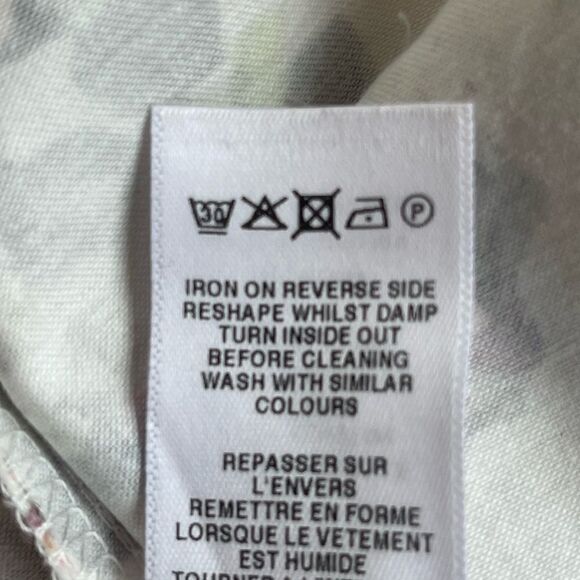 NWOT ASOS Pink Floral knee length dress size 8 - Picture 8 of 9